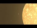 The sun's size compared to UY Scuti - Universe Sandbox