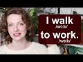 WORK and WALK - British English Pronunciation Lesson