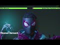 Miles Morales vs. Spider-Man with healthbars