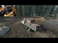 Transporting of Oil Barrels | Voron Grad Truck | SnowRunner | Logitech g29 gameplay
