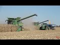 JOHN DEERE Combines Harvesting Corn