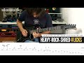 Heavy Rock Shred Guitar Licks with TAB - 80s Rock Style