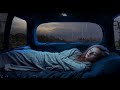 Rain and thunder 😴 in a van in the pouring rain - Fall Asleep In Under 3 MINUTES