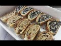 Hungarian BEIGLI Poppy Seed or Walnut Sweet Roll | Easy Baking Idea