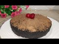 Chocolate cake with only 2 eggs | without oven #chocolate #cake #sweet #food #foryou #viral #best