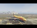 Grand Theft Auto V Flying Jumbo Jet ✈️🛫🛬