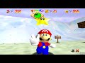 Super Mario 64 All Snow Levels 100% (All Stars)