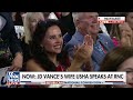 JD Vance's wife Usha introduces him to the RNC