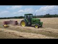 LAST Field of Rye Straw! 4 Balers, 3 Stackers!