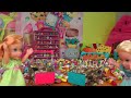 BUMPER Cars! Elsa & Anna toddlers in Shopkins World ! Shopkins turn into Stones ! Dream come true