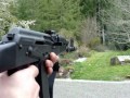 AK74 tile shooting (5.45x39)