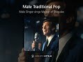 Male Traditional Pop Singer sings Master of Disguise AI cover