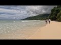Seychelles Mahé - Island, 4K Beau Vallon Beach/Most Beautiful Beaches in the World /Beach Walk