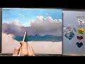 How I Paint Landscape Just By 4 Colors Oil Painting Landscape Step By Step 86 By Yasser Fayad