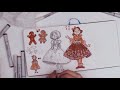 WOULD THEY BE CUTE?! | Filling a Spread in My Sketchbook | Gingerbread Cookie Princess