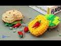 Lego Mukbang King Crab Ramen Underwater Challenge | Stop Motion & LEGO Food ASMR