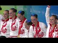 SWIMMING SYNCHRONISED SWIMMING TEAM  - FREE ROUTINE