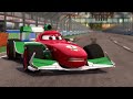Lightning McQueen and Francesco Race in Italy | Pixar Cars