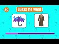 Guess the word by Emoji | Emoji Quiz | Level 2 | 30 words