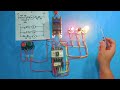 Start Stop motor control with 3 indicator lights (step by step)