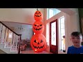 Giant Pumpkin Stack Inflatable 12ft