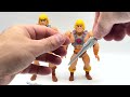 He-Man Masters of the Universe Cartoon Collection He Man HANDS ON REVIEW & MOTU Origins Comparisons