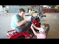 Finding Abandoned Motorycle in the Forest | Tractors for kids