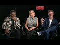 Seth Rogen, Kristen Wiig, Sam Richardson INTERVIEW - SAUSAGE PARTY teaching teenagers about religion