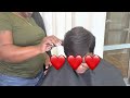 She was balding in the crown area| Alopecia weave to cover balding or thinning