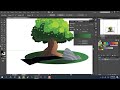 Flat Design Tree Tutorial in Adobe Illustrator