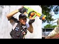 LTT Game Nerf War : Captain Warriors SEAL X Nerf Guns Fight Braum Crazy Swat Impersonator
