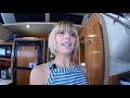 YACHT TOUR of MY LIVEABOARD HOME / Meridian AFT CABIN Motor Yacht WALKTHROUGH with SPECS & Outtakes