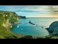 End A Working Day With Relaxing Sounds From Nature  | Sound Of Waves, Piano Music