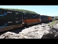 Lake Shore Limited and CSX Intermodal Passing at Big Nose