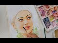 How to Paint Aishwarya Rai Bachchan | Part 2 - Painting the Face