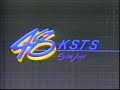 KSTS 48 (Independent, Now Telemundo) Station ID 1987 #2