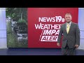 Debby forecast update: Heavy rains moving through the state