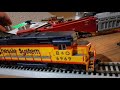 Scale trains SD40-2 #7607 and Proto 2000 GP30 #6969 with LED headlight job