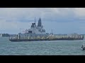 HMS Diamond returns to Portsmouth from Red sea Mission
