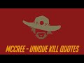 Overwatch - All McCree Interactions V2 + Unique Kill Quotes