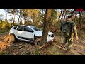 Push The Limits❌OFF-ROAD 4X4 DACIA DUSTER❌WE ARE CRUSHED BETWEEN A TREE AND A DEEP PIT 2022 fail