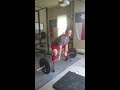 Deadlift 405 × 8