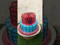 Spider Man Cake Design | Cartoon Cake Design | Two Step Cake Design | Birthday Cake Design 2024