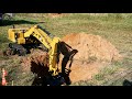 CATERPILLAR 390D HUGE RC Excavator scale 1:8th part #1/ CATERPILLAR 390D RC Bagger 180kg 1:8 #1