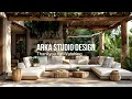 Journey to Paradise: Rustic Outdoor Living & Tropical Garden Dreams!