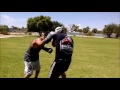 Boxing sparring outdoor (Ruben v Miguel)