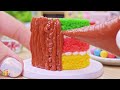 Amazing KitKat Cake | Delicious Rainbow KitKat Chocolate Cake Recipes 🌈Miniature Cake Decorating
