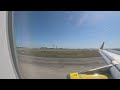 Spirit Airlines Airbus A320 Landing In Orlando Int’l Airport