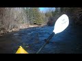 Kayaking the Sturgeon River in February | Wolverine, MI
