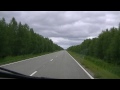 Timelapse dashcam - Kuusamo to Sodankylä